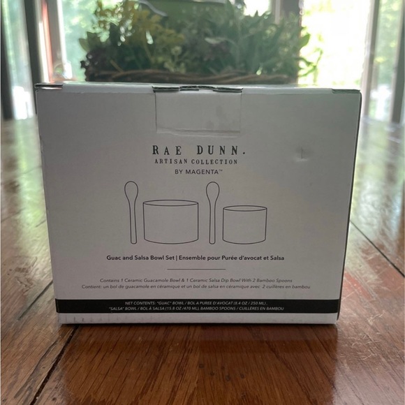 Rae Dunn salsa & guacamole set NIB - Picture 5 of 9
